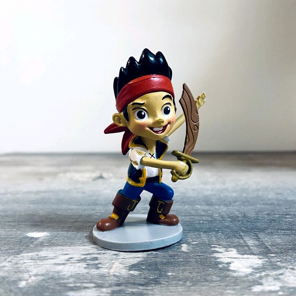 Disney Jake and the Never Land Pirates 2.75" PVC Figure Pirate Cake Topper